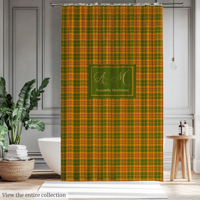Chaussure confortable Plaid rideau Farmhouse perso (Cozy Fall Plaid Curtain Personalized Farmhouse Accent)