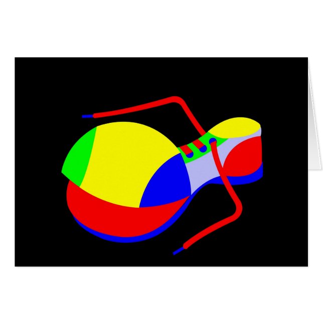 Chaussure de clown (Devant horizontal)