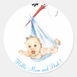 Chaussure portant bébé chatoyant Stickers