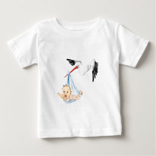 Chaussure portant bébé drôle bébé T-shirt bébé