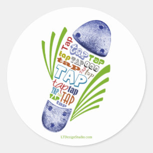 Chaussure sur robinet - Stickers