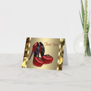 Chaussures à talons hauts Rouge Or Cartes de remer