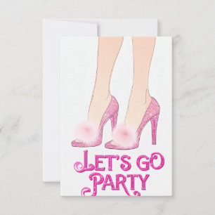 Chaussures à talons roses Aller Carte de fête