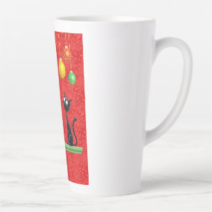 CHAUSSURES CURIEUSES À NOËL Latte Mug