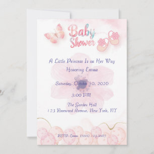 Chaussures de Bébé Fille Invitation à la Baby Show