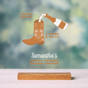 Chaussures de mariage rustique western country Boo