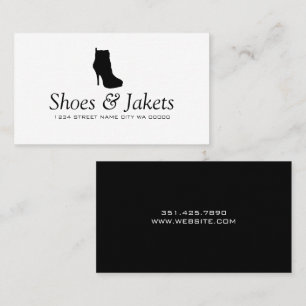 Chaussures, Manteaux, Réparer Shop Carte de visite