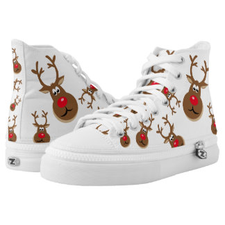 Chaussures Montantes Cerfs communs de Noël