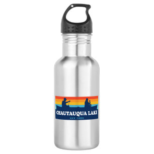 Chautauqua Lake New York Canoe Edelstahlflasche