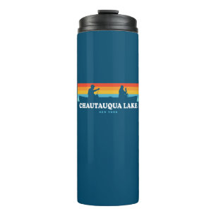 Chautauqua Lake New York Canoe Thermosbecher