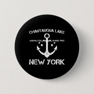 Chautauqua Lake New York Lustiges Angeln Camping S Button