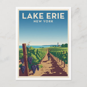 Chautauqua Lake und Lake Erie Wine Trail Westfield Postkarte