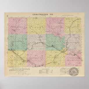 Chautauqua Landkreis, Kansas Poster