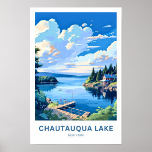 Chautauqua New York Travel Print Poster