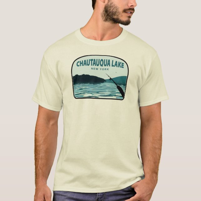 Chautauqua New Yorker Angelplatz T-Shirt (Vorderseite)