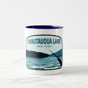 Chautauqua New Yorker Angelplatz Zweifarbige Tasse