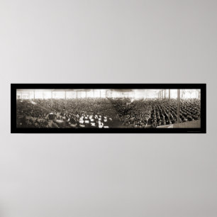 Chautauqua NY Sousa Foto 1925 Poster