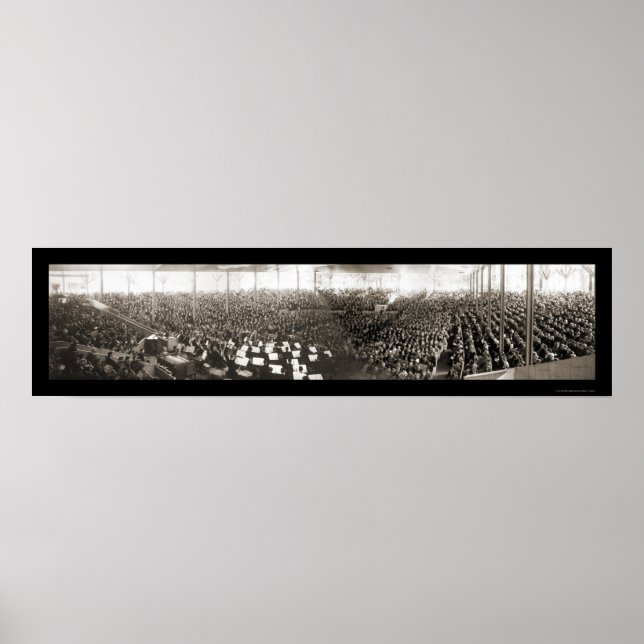Chautauqua NY Sousa Foto 1925 Poster (Vorne)