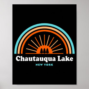 Chautauqua-See New York Regenbogen _1 Poster