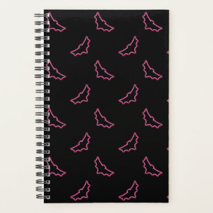 Chauve-souris en néon rose
