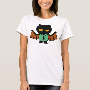 Chauve-souris en T-shirt Cravate