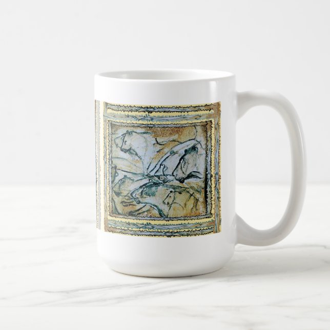 Chauvet Höhlen-Löwen Kaffeetasse (Rechts)