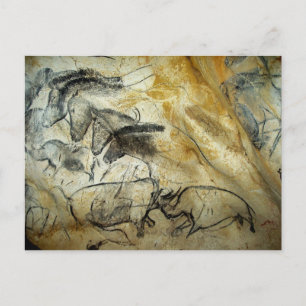 Chauvet Lascaux Grotte Chevaux et animaux Carte po