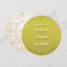 Chaux Romantique & Tan Enregistrer La Carte Date