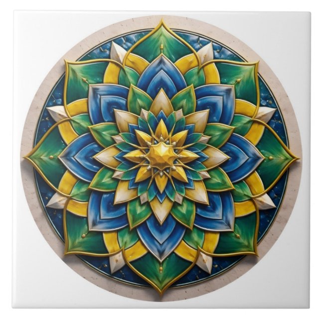 Chaveiro Mandala Luxo - 01 Fliese (Vorderseite)