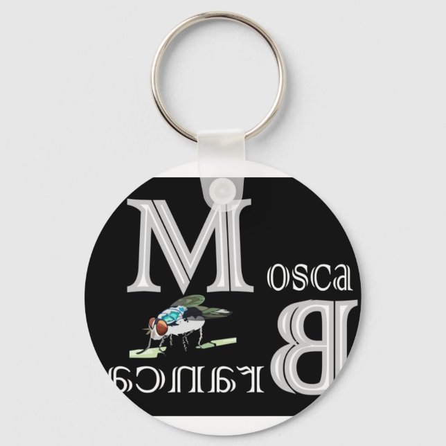 Chaveiro mosca branca schlüsselanhänger (Vorderseite)