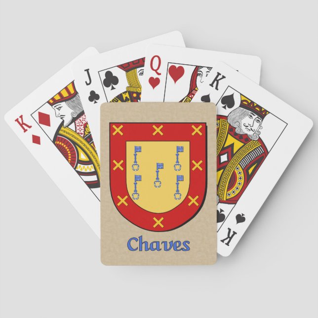 Chaves Heraldic Shield Spielkarten (Rückseite)