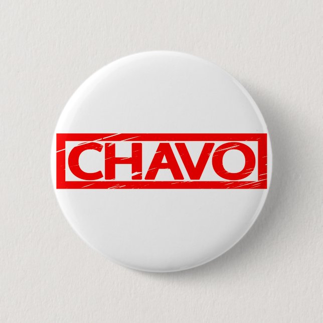 Chavo-Briefmarke Button (Vorderseite)