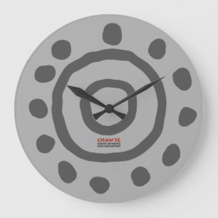 Chaw'se Petroglyph Wall Clock Große Wanduhr