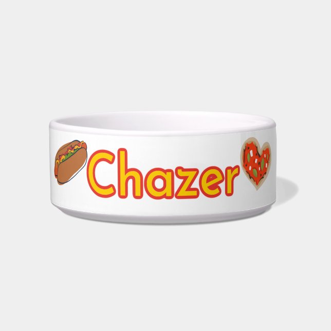 "Chazer" Ceramic Pet Bowl Napf (Vorderseite)