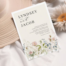 Chc Watercolor Wildblume Floral Wedding