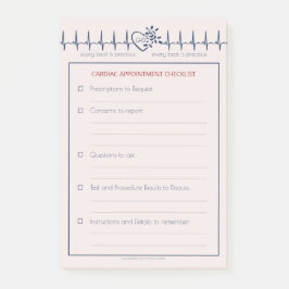 CHD Ärzteernennung nach der Zulassung Post-it Klebezettel