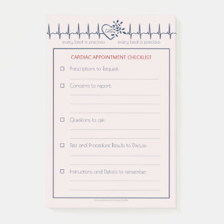 CHD Ärzteernennung nach der Zulassung Post-it Klebezettel