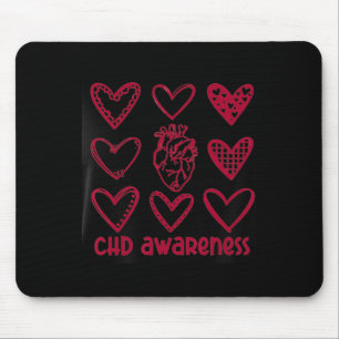 Chd Awareness Heart Anatomische Herzerkrankung Mon Mousepad