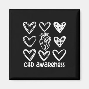Chd Awareness Warrior-heart Disease Month Awarenes Magnet