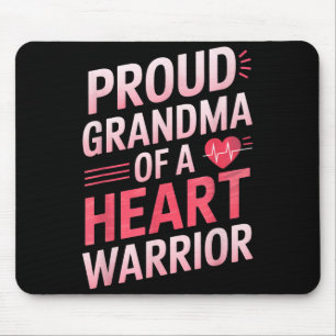 CHD-Bewusstsein Herzerkrankung Krieger Stolzer Kri Mousepad