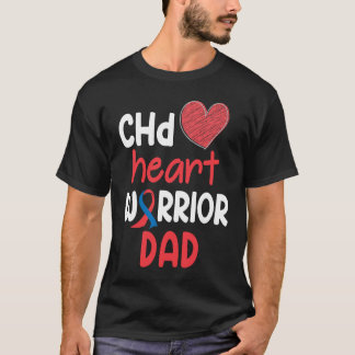 CHD Herzerkrankungen Warrior Proud VATER Awareness T-Shirt