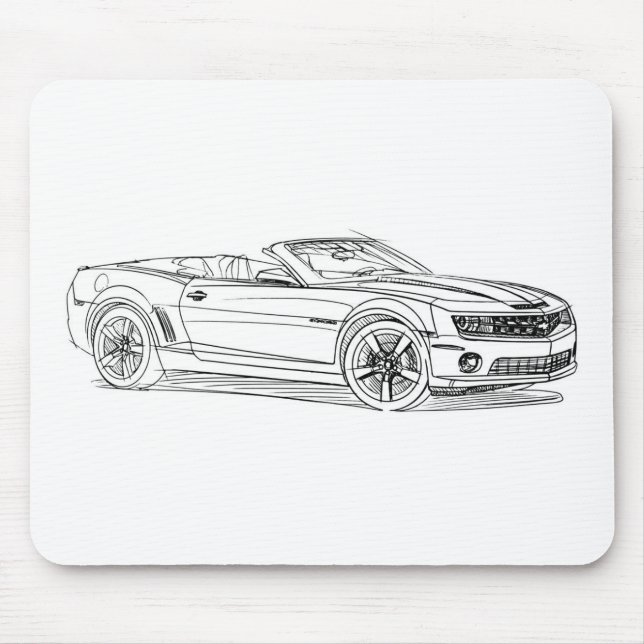 Che Camaro Bekehrter 2011 Mousepad (Vorne)