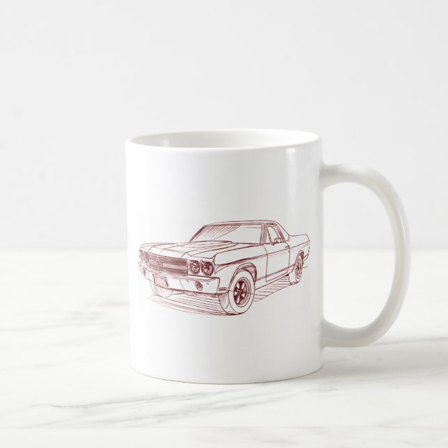 Che EL Camino SS 1970 Kaffeetasse (Rechts)