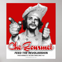 Che Gourmet Füttre das Revoloshin-Poster