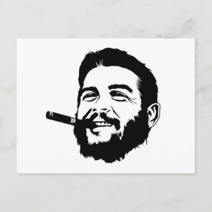 Che Guevara avec carte postale Portrait Cigar