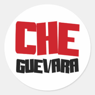 Che Guevara Design Runder Aufkleber