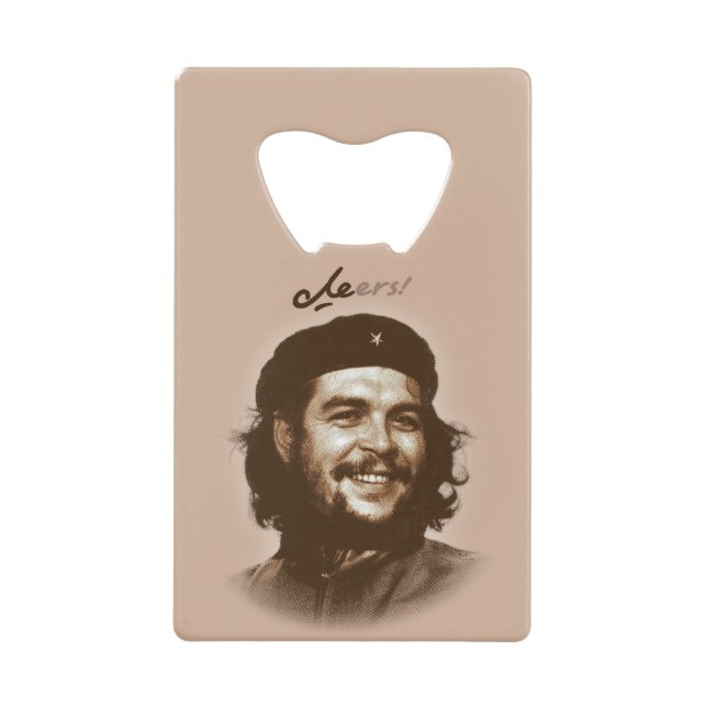 Che Guevara-Lächeln "Beifall " Geldbeutel Flaschenöffner (Vorderseite)