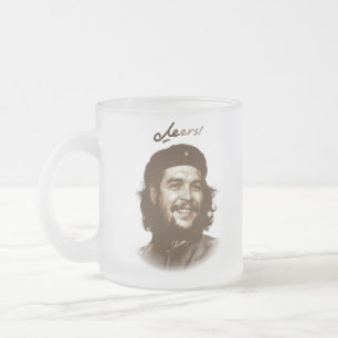 Che Guevara-Lächeln "Beifall " Mattglastasse