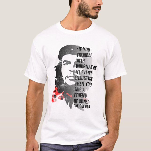 Che Guevara Revolutionäres Vintages politisches Zi T-Shirt (Vorderseite)
