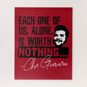 Che Guevara Zitat - Jeder allein verdient nichts